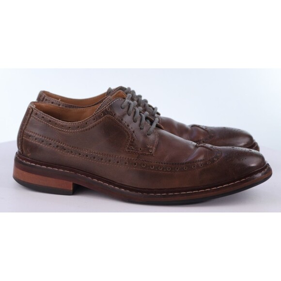 Cole Haan Men\'s Wingtip Oxfords Dress Shoes Size 8 M Leather Brown C20314 main image 11
